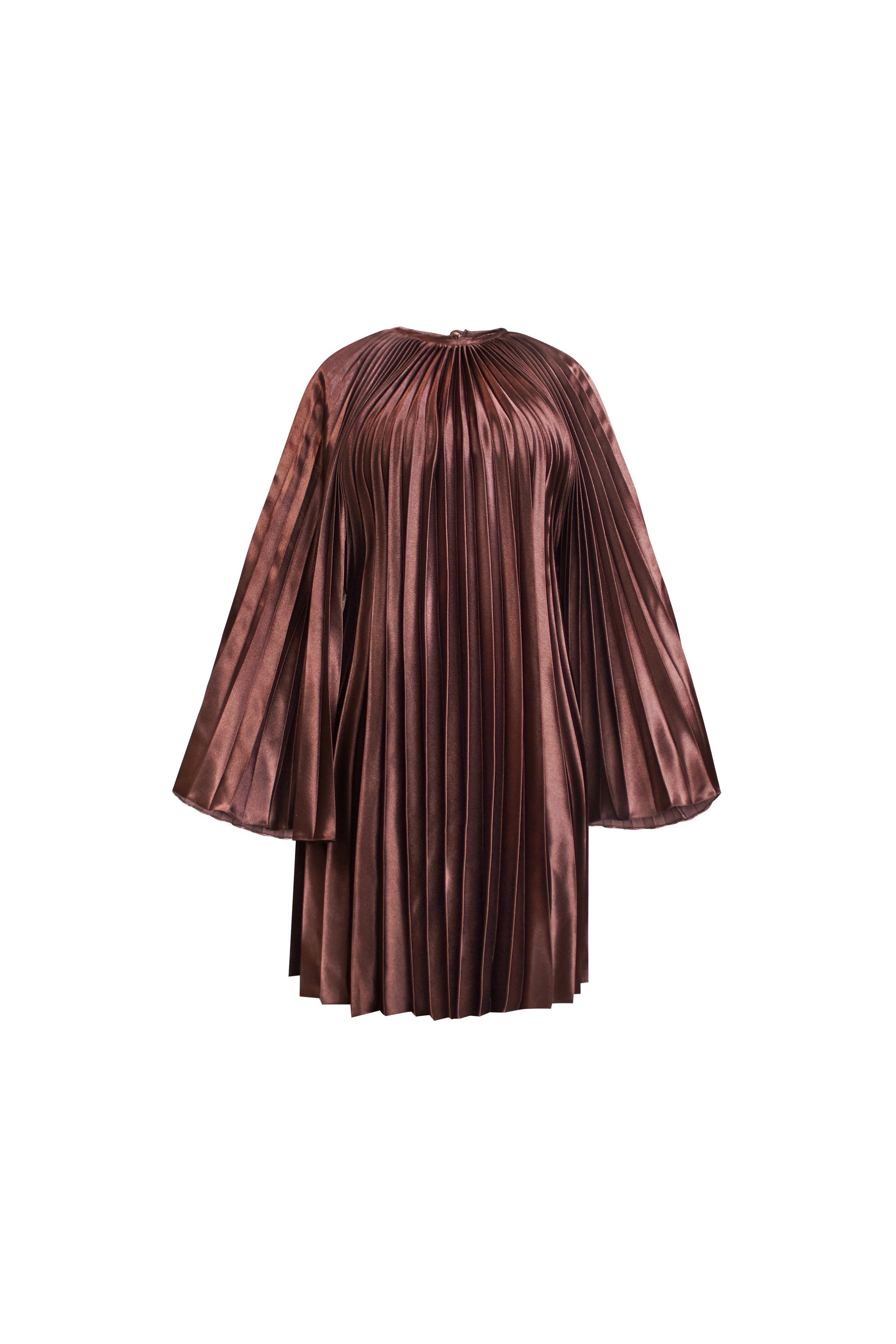 Iman Plissé Mini Cape Caftan