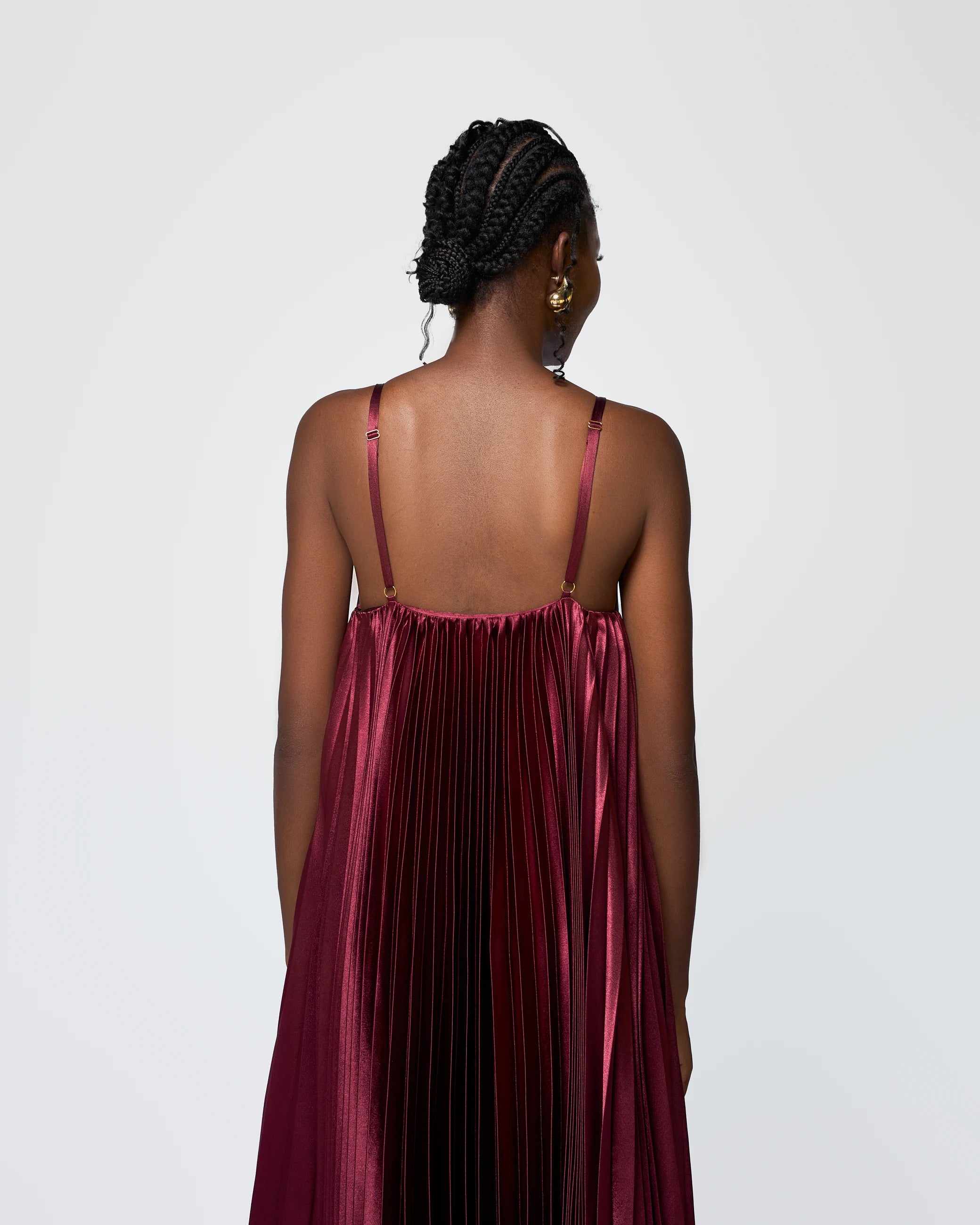 Ace Plissé Gown