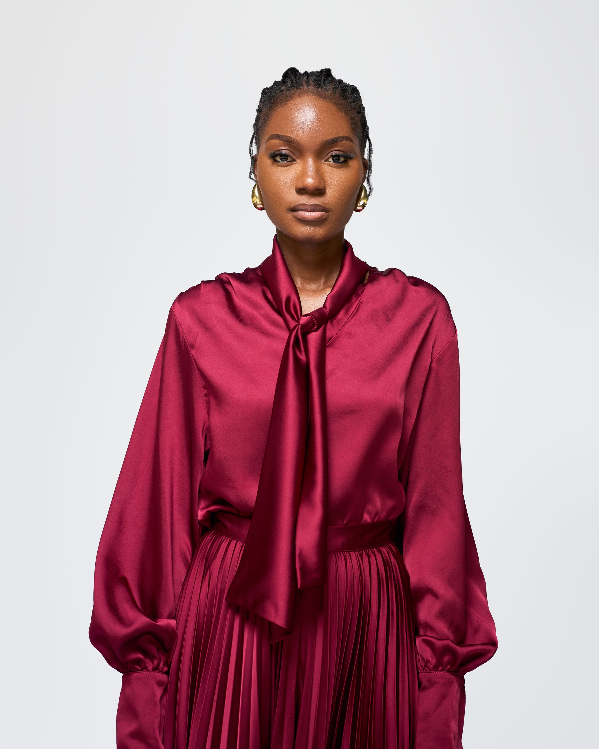 Millen Plissé Maxi Top