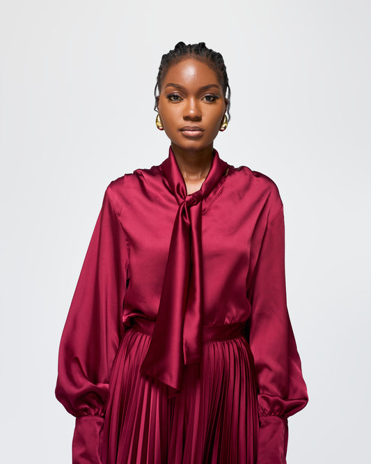 Millen Plissé Maxi Top