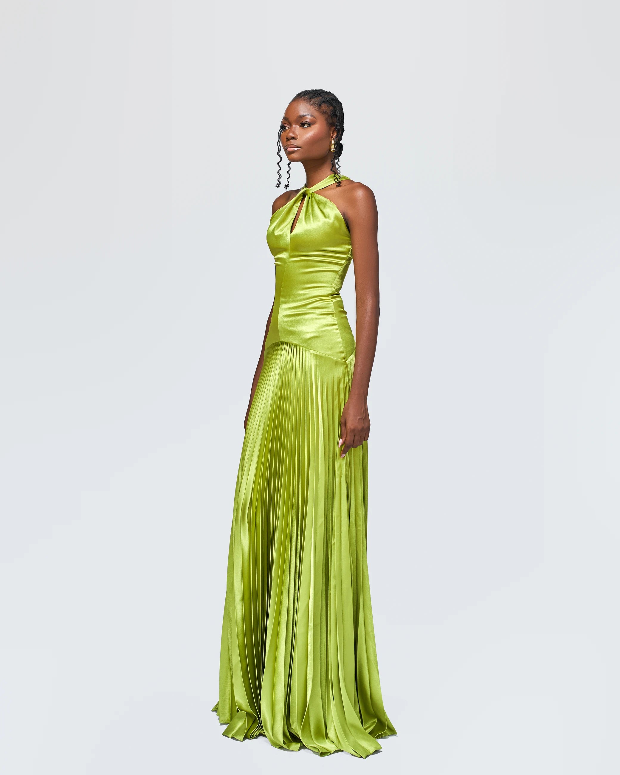 Mannie Maxi Pleated Gown