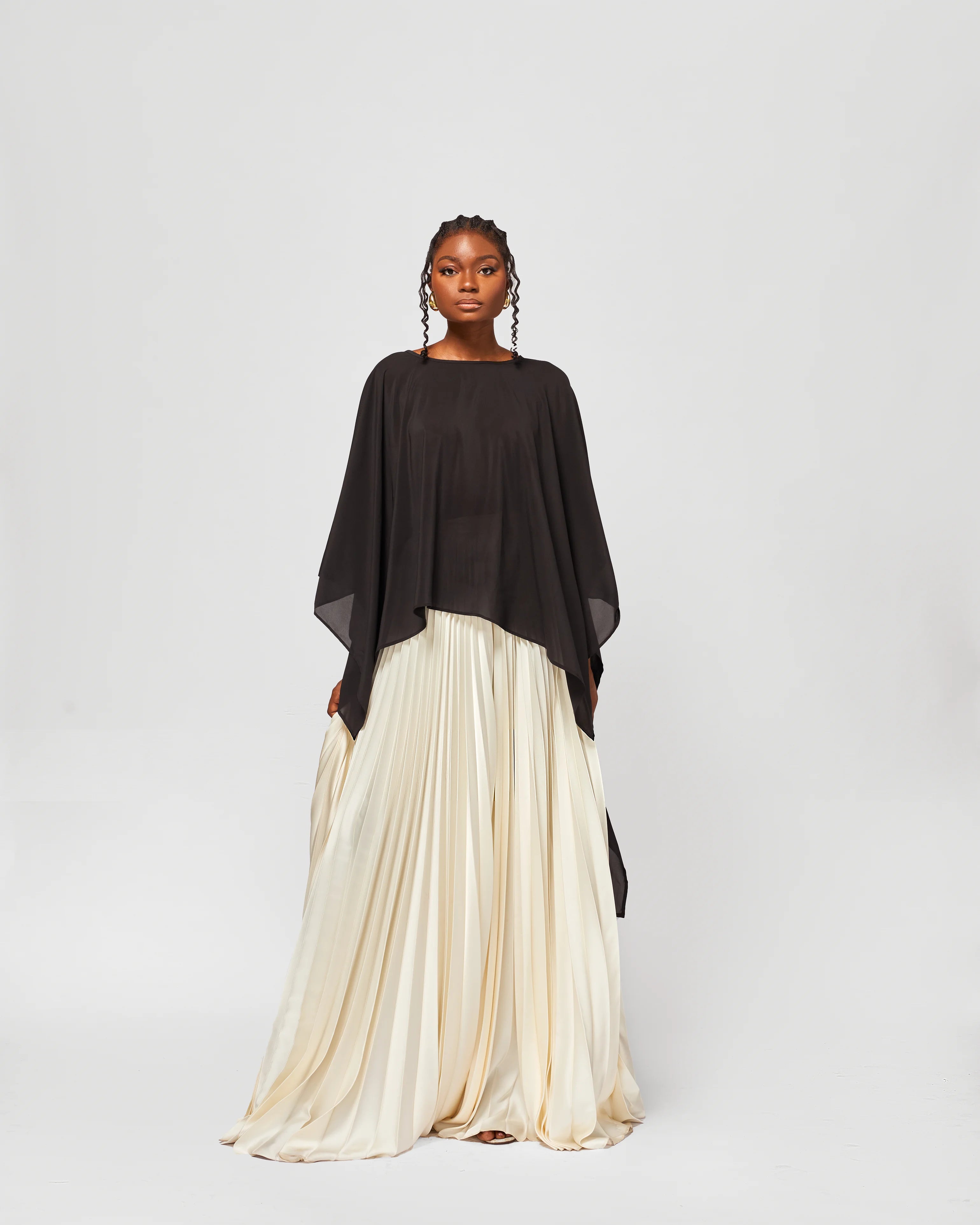 Sheer CAPE Blouse