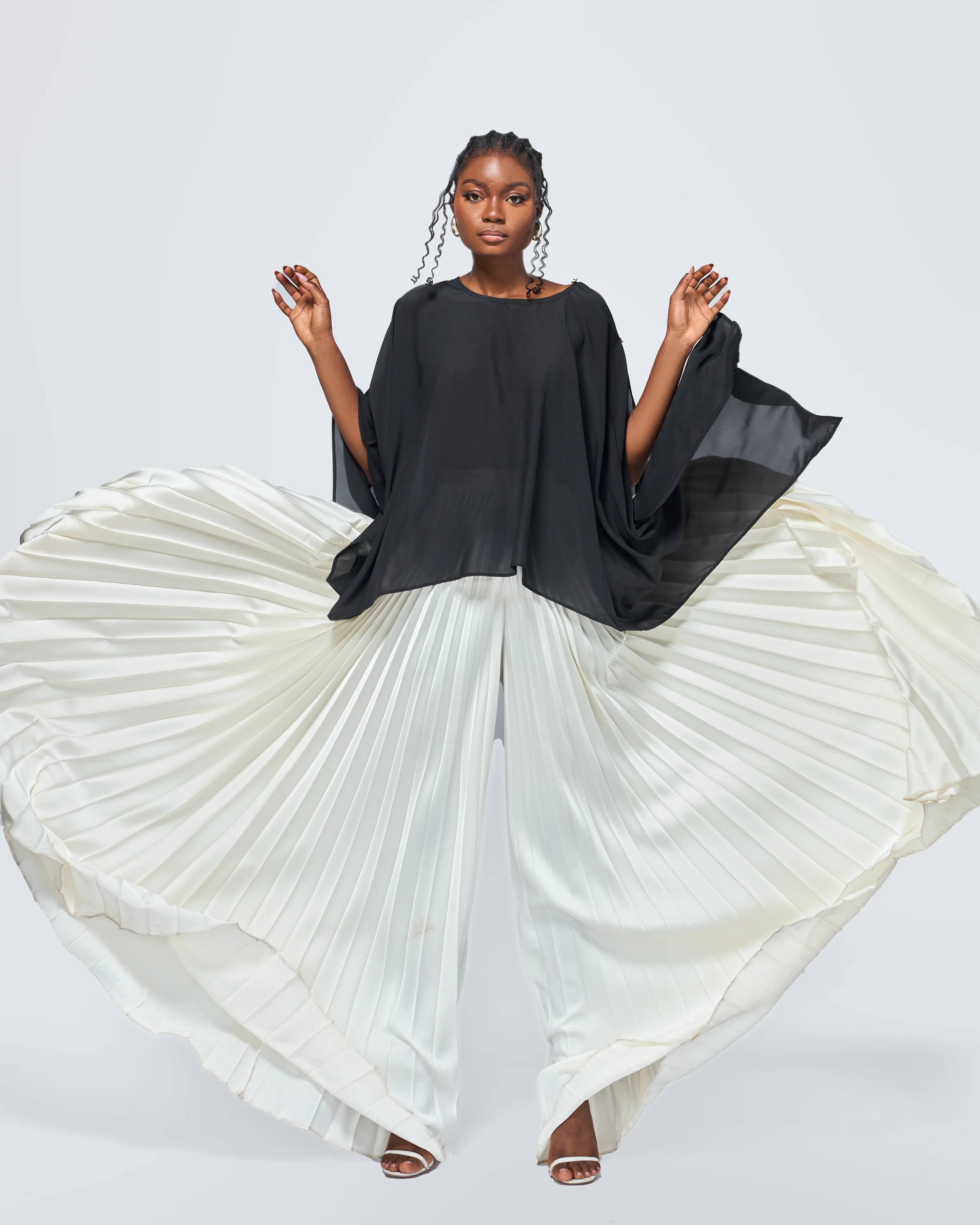 Sheer CAPE Blouse