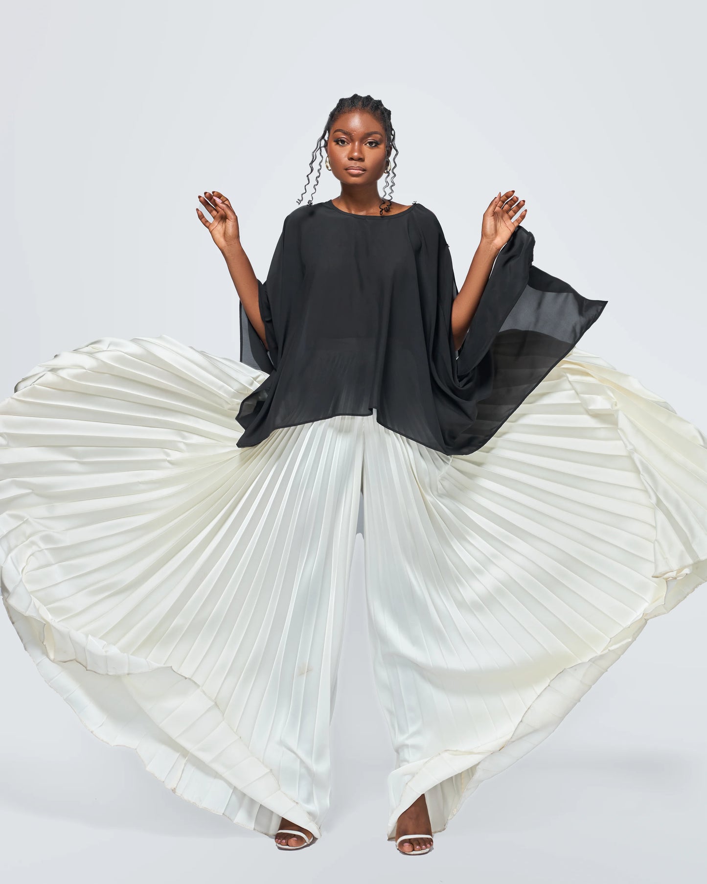 Sheer CAPE Blouse