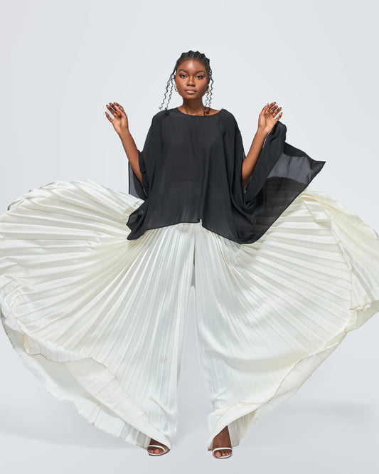 Sheer CAPE Blouse