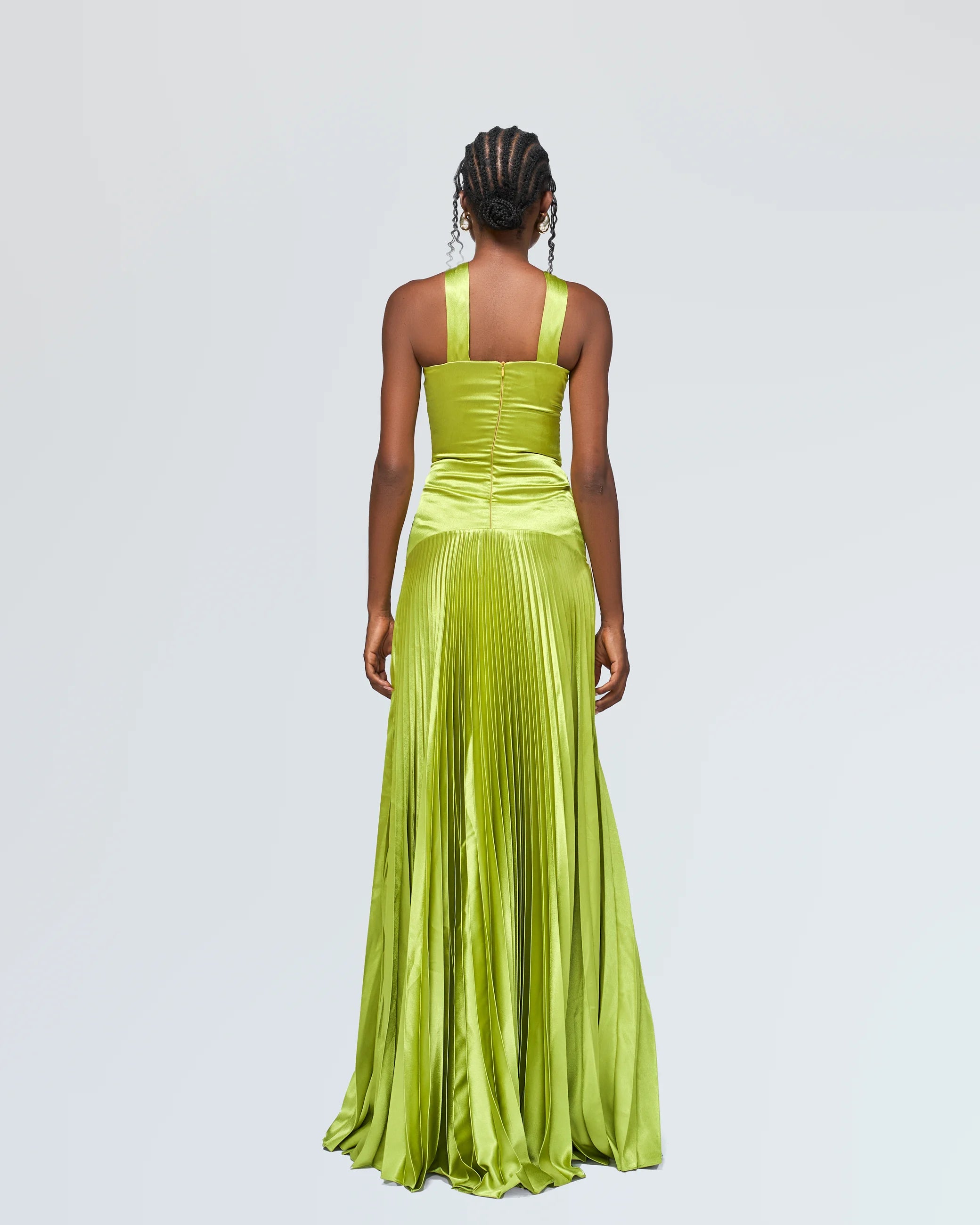 Mannie Maxi Pleated Gown